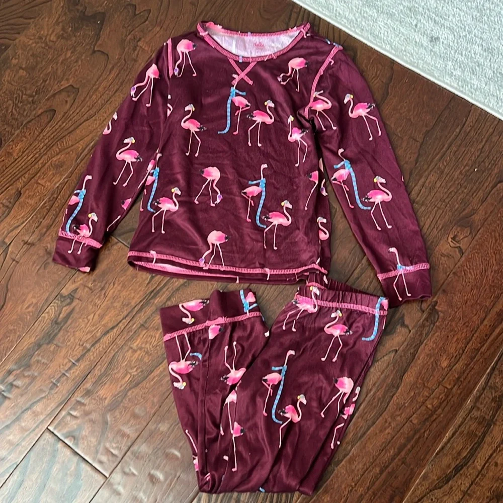 Justice size small 7/8 pajamas set
